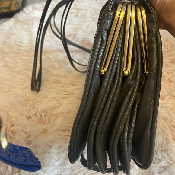 Dark gray Leather purse - Picture 8 of 12